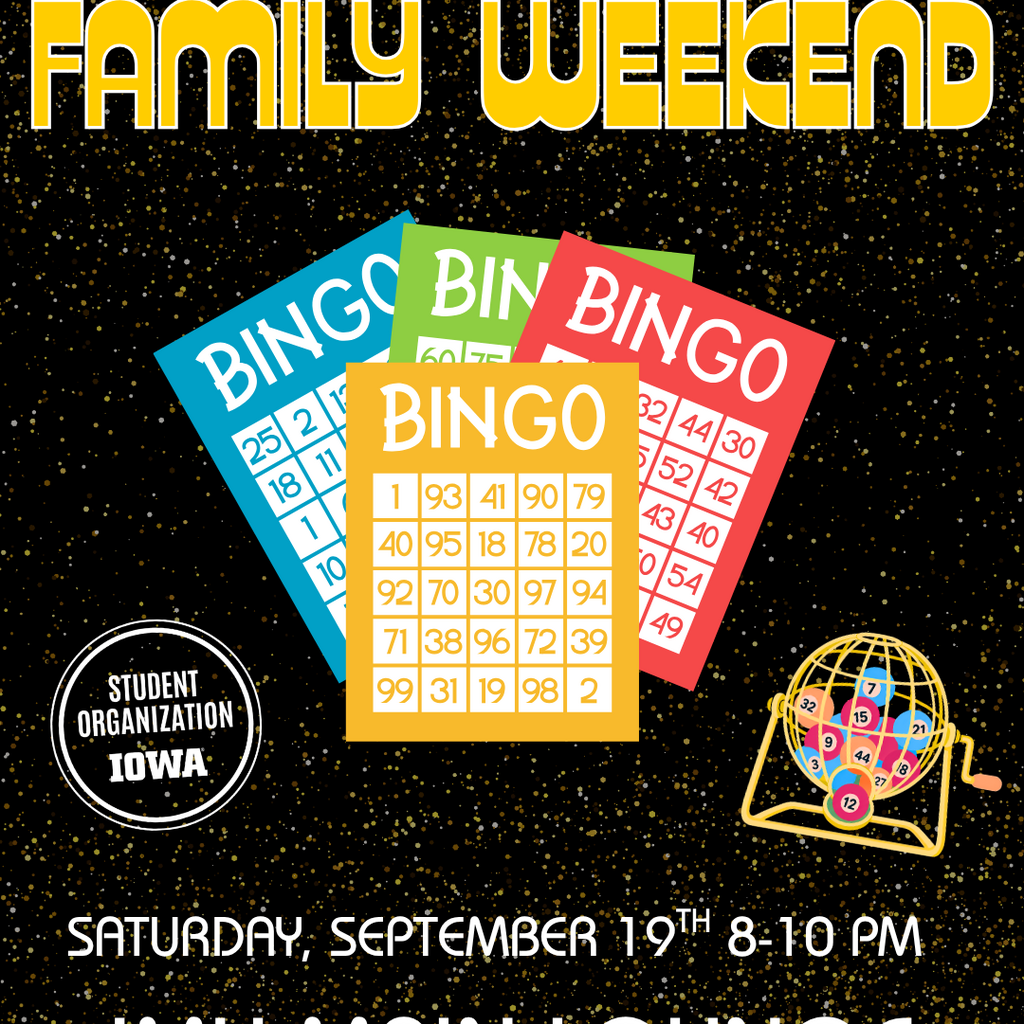 Family Weekend Bingo promotional image