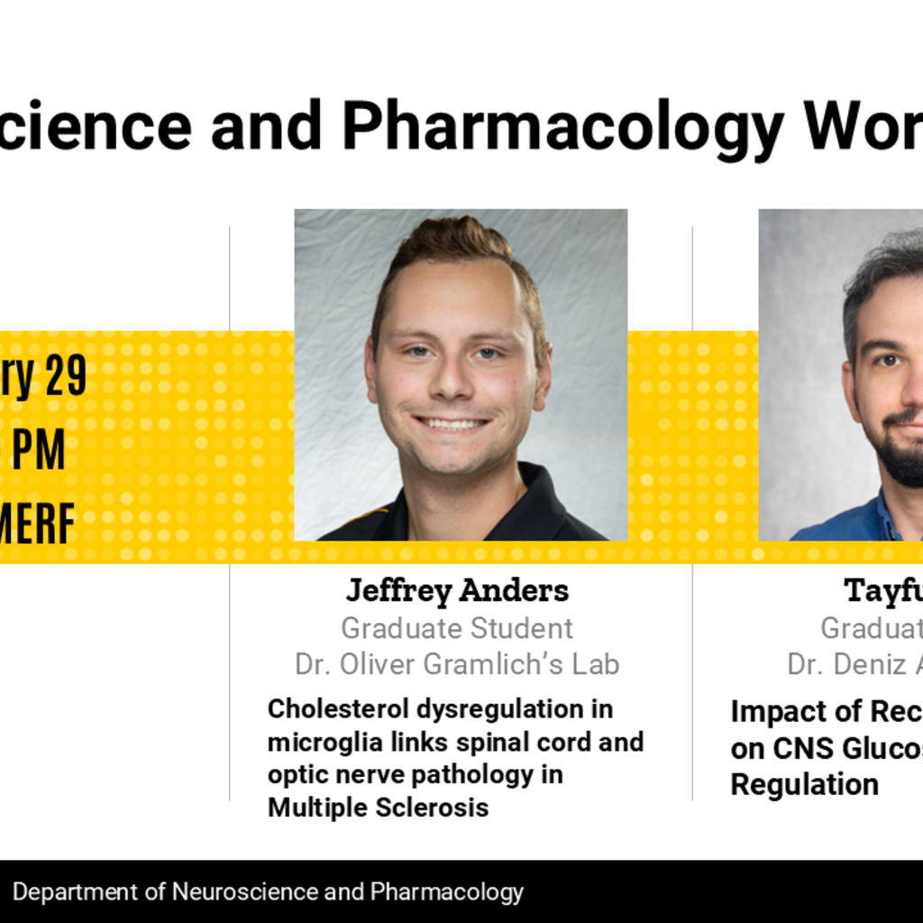 Neuroscience & Pharmacology Workshop - Jeffrey Anders and Tayfun Ates promotional image