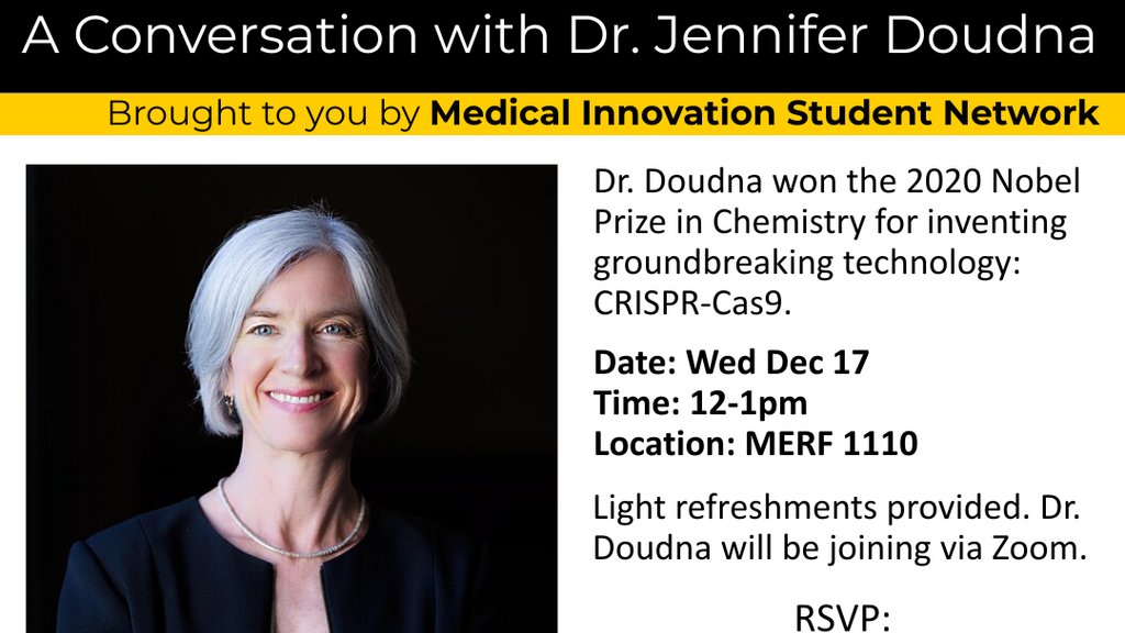 From CRISPR to Nobel Prize: A Conversation with Dr. Doudna promotional image