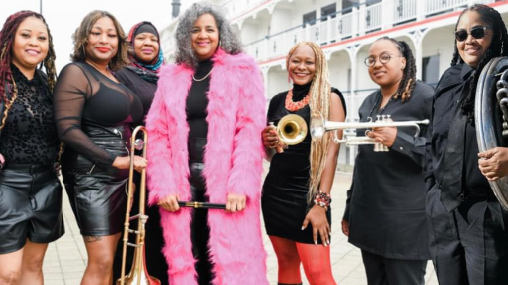The Original Pinettes Brass Band - in conversation promotional image