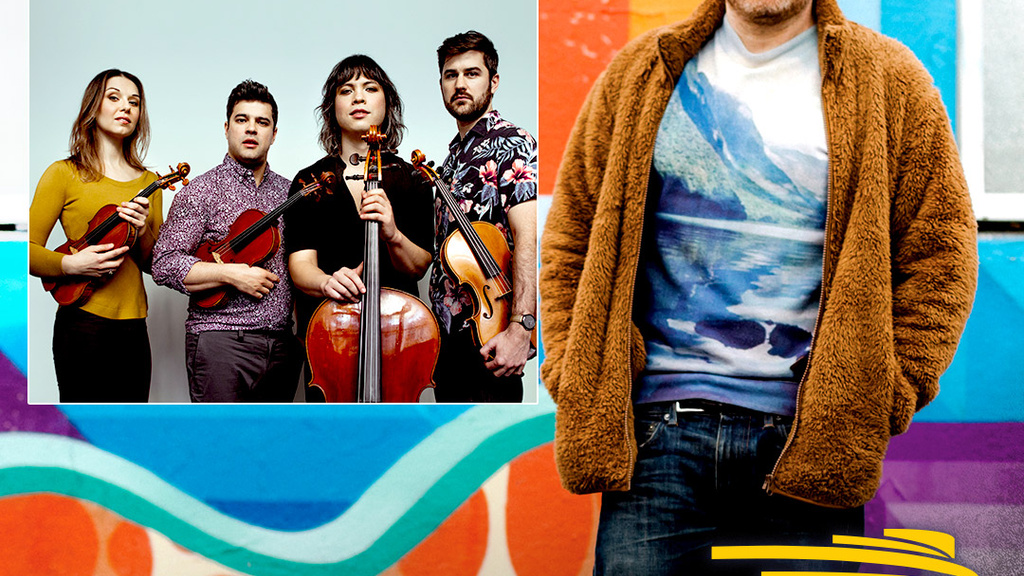 Gabriel Kahane and Attacca Quartet promotional image