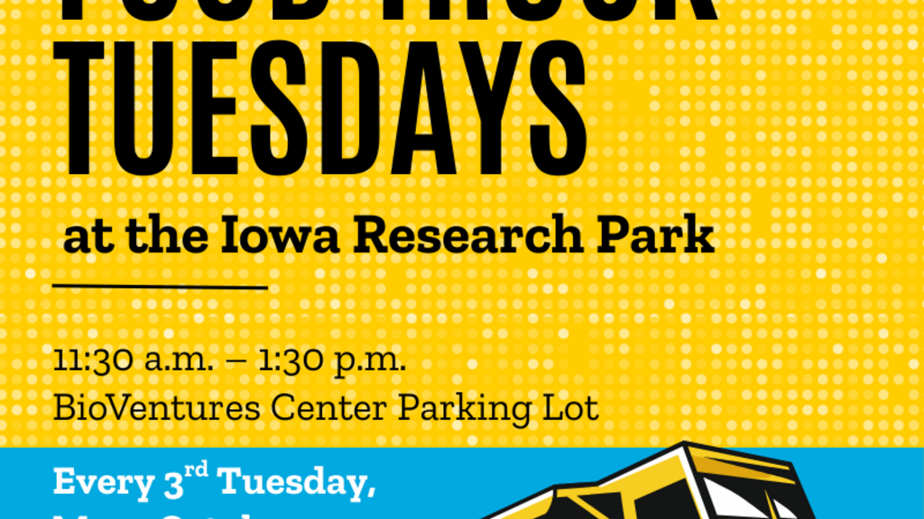 Food Truck Tuesdays at the Iowa Research Park promotional image